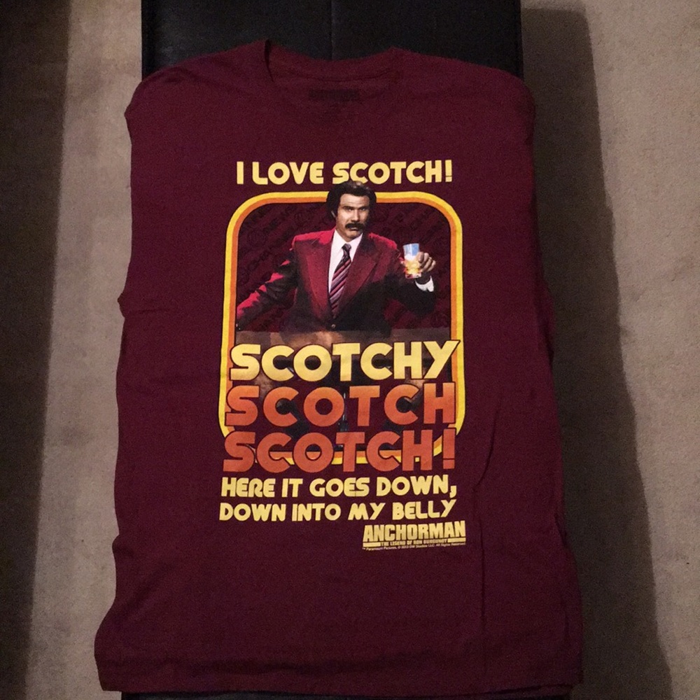 Anchorman Burgundy Tee